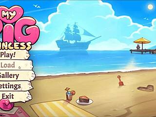 Princess Teases With Giant Tits In Hentai Game