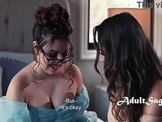 Nerdy lesbian girlfriend chooses sex over prom