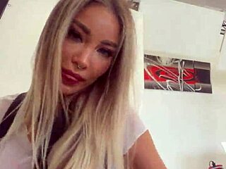 Mafia girl Monika Fox rips clothes while dancing naked