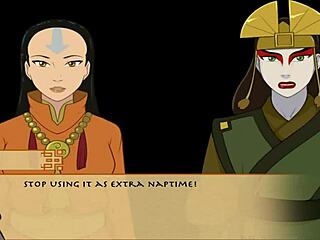 Four Elements Trainer Book 4 Love Part 27 - Jinora Gives Detailed Handjob In Hentai Game.
