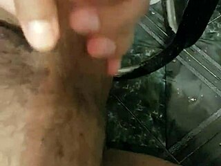 nighttime bisexual wank and explosive finish, i'm so turned on