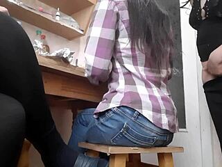 Our new roommate shocked us into orgasm with her wild ways!