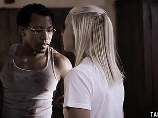 that dirty bbc gardener got lured into fucking petite blind teen