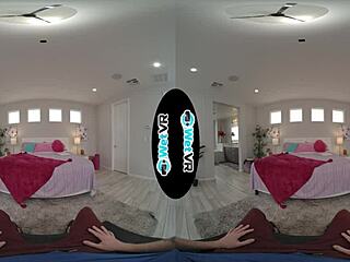 Cute redhead teen creampied by big cock in vr