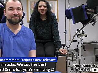 Yasmine Woods orgasms from doctor