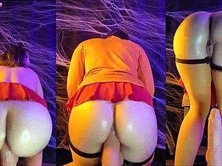 Velma Bounces Her Huge Ass On Monster Cock In Wet Pussy Halloween Cosplay
