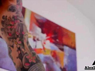 Luscious Alix Lynx Rides French Cock