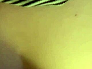 Nerdy skinny girl with small tits gets deepthroat and cum facial in POV