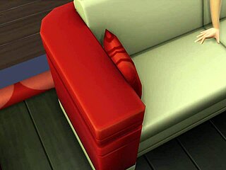 Young girl fucks monster tits in 3d