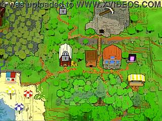 creeper girl in red bikini drives me wild in hornycraft