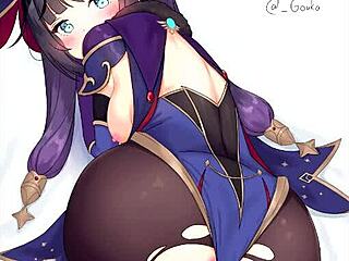 Genshin impact hentai slideshow compilation