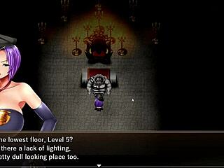 i'm karryn, fighting naked in prison against the captain in this hentai game episode 21