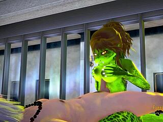 Furry hentai lizard and wolf in uncensored fingering action