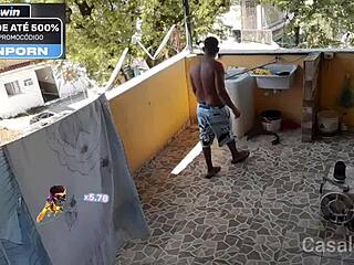 i was surprisd by my stepdad while washing clothes and he made me suck his dick and fuck doggy style