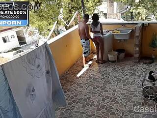 i was surprisd by my stepdad while washing clothes and he made me suck his dick and fuck doggy style