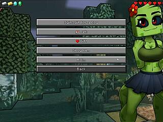 creeper girl in red bikini drives me wild in hornycraft