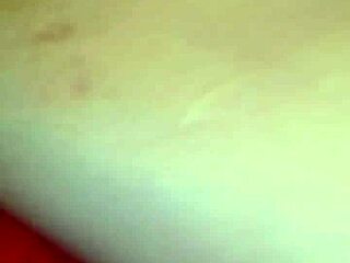 Redhead babe's pussy gets filled with cum while wearing green thongs in rough sex