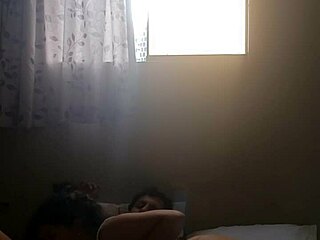 I grab my cousin's wife and fuck her doggystyle with big black cock until she squirts