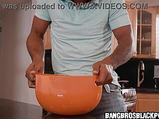 black nurse babe in costume craves huge cock action