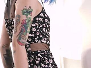 blue-haired keoki star rides hard for cash