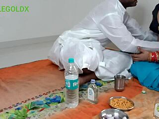 Desi Father-in-Law Grabs Bahu for Rough Doggystyle Fuck