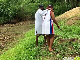 The Doctor Fucks The Blind Girl's Wet Vagina Hard In Doggy. It's Outdoors With Ebony.