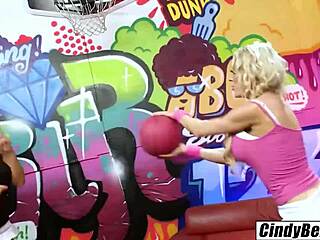 Cindy Behr's step-sister seduces her with melons and lingerie