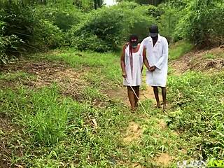 The Doctor Fucks The Blind Girl's Wet Vagina Hard In Doggy. It's Outdoors With Ebony.