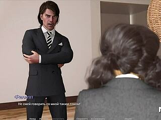 Wow! Actinglessons wife takes a hard cock in her ass in E1 32! Can you believe it?