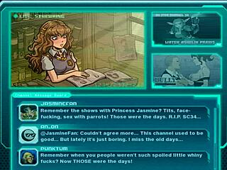 Akabur's Star Channel 34: Hermione Flashes Us in Game