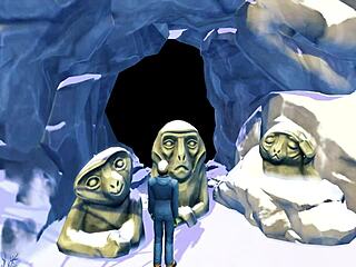 I humbled the evil snow queen with raw cock action