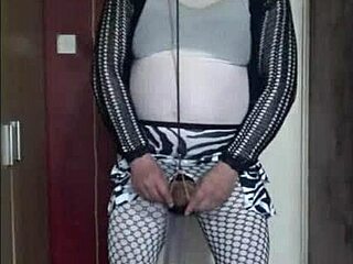 Is the Shy Sissy Crossdresser Back for More Bisexual Piss Swallowing Fun?