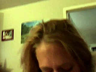 Skinny Slut's Mouth Overflows with Surprise Cum Drip