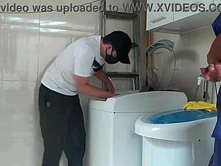 Slutty Wife Provokes Technician