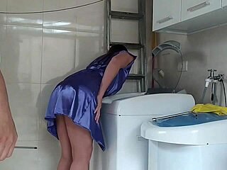 Slutty Wife Provokes Technician