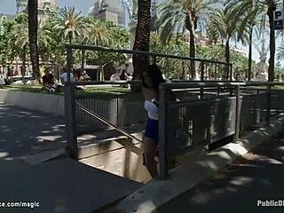 Spanish Girl Whipped And Fucked In Public!