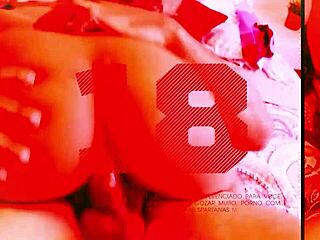 Latina Milf's Pizza Delivery Ends In Double Penetration