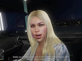 GTA 5: First-person encounter with a prostitute in a car