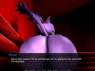 Furry cock and handjob action in Sonic porn game