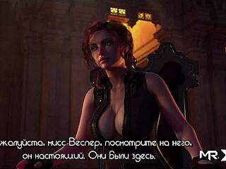 Nadia's seductive dance in Treasureofnadia game with Renpy engine