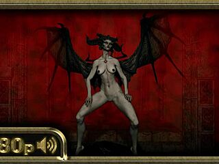 Lilith Teases Hot Dungeon Dance