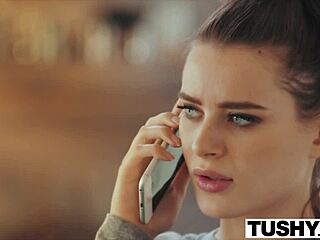 Tushy Lana Rhoades Puts On Wild Anal Show with Brunette Lesbian