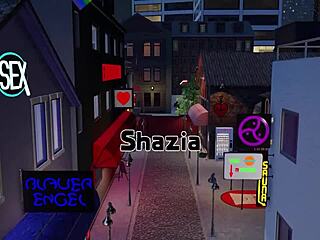 shazia enjoys street life in hamburg with escorts