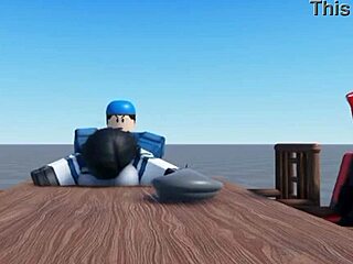 roblox arsenal clip leaves me stunned with short-haired babe bent over in wild doggystyle