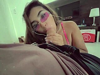 i enjoy my latina colombiana wife sucking the monster cock with her big ass