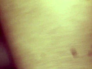 an old cuckold shares his blindfolded girlfriend with a masked man for a creampie