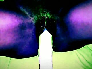 Intense orgasm on dildo feels amazing