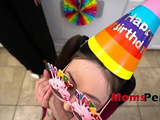 Wow, Rough Birthday Fuck With Cheating Stepmom!
