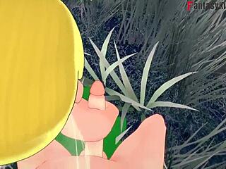 did tinker bell just grow up for a wild outdoor bang while fairies watch?