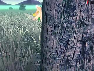 did tinker bell just grow up for a wild outdoor bang while fairies watch?